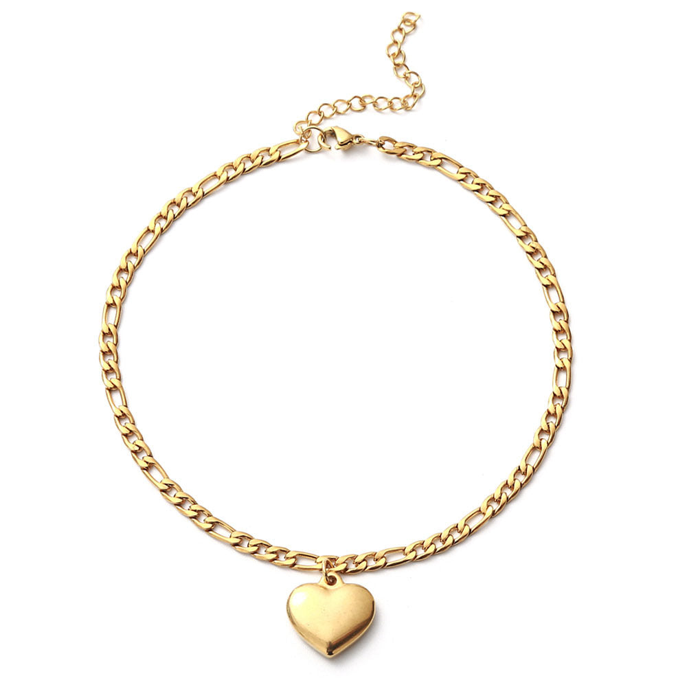 Heart Pendent Anklet