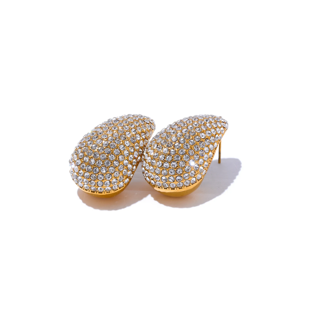 Boucles d'oreilles pendantes scintillantes