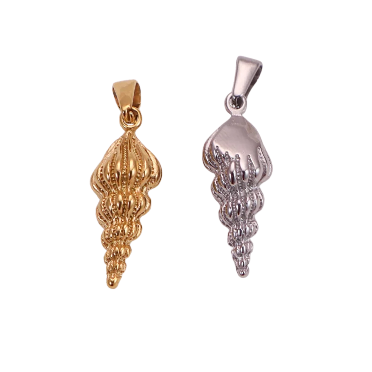 Breloque spirale coquillage