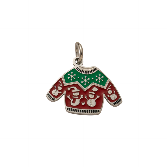 Snowman Sweater Charm