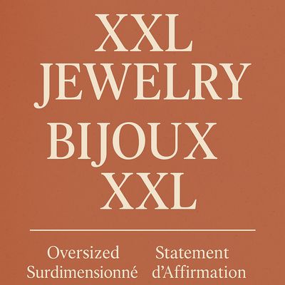 Spotlight on XXL Jewelry: The Art of Wearing Oversized Jewelry