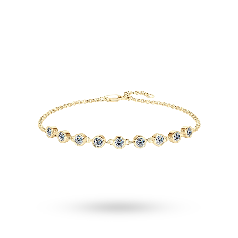 Moon Crystal Moissanite Bracelet