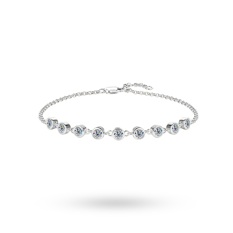 Moon Crystal Moissanite Bracelet