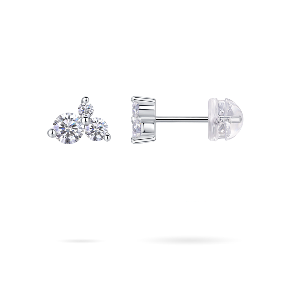 Celestial glowing Moissanite Earrings