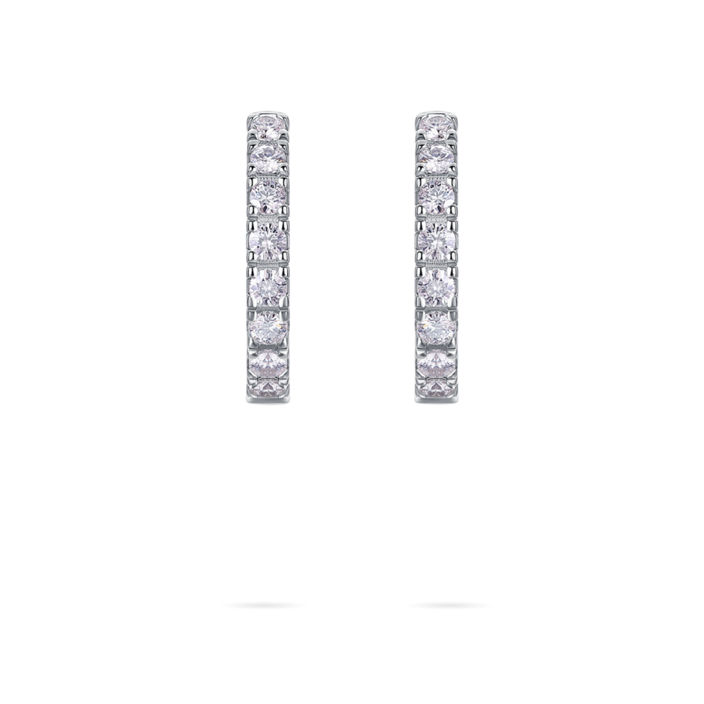 Imperial Peony Moissanite Earrings