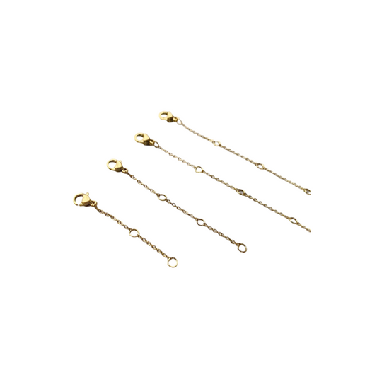 Extension to lengthen the jewelry, suitable for necklaces, bracelets, and anklets