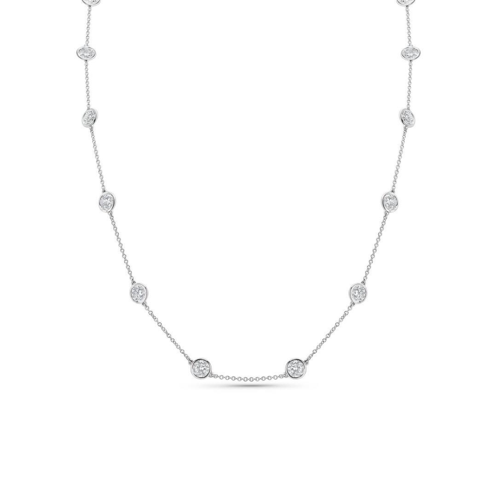 Opaline Medusa Moissanite Necklace