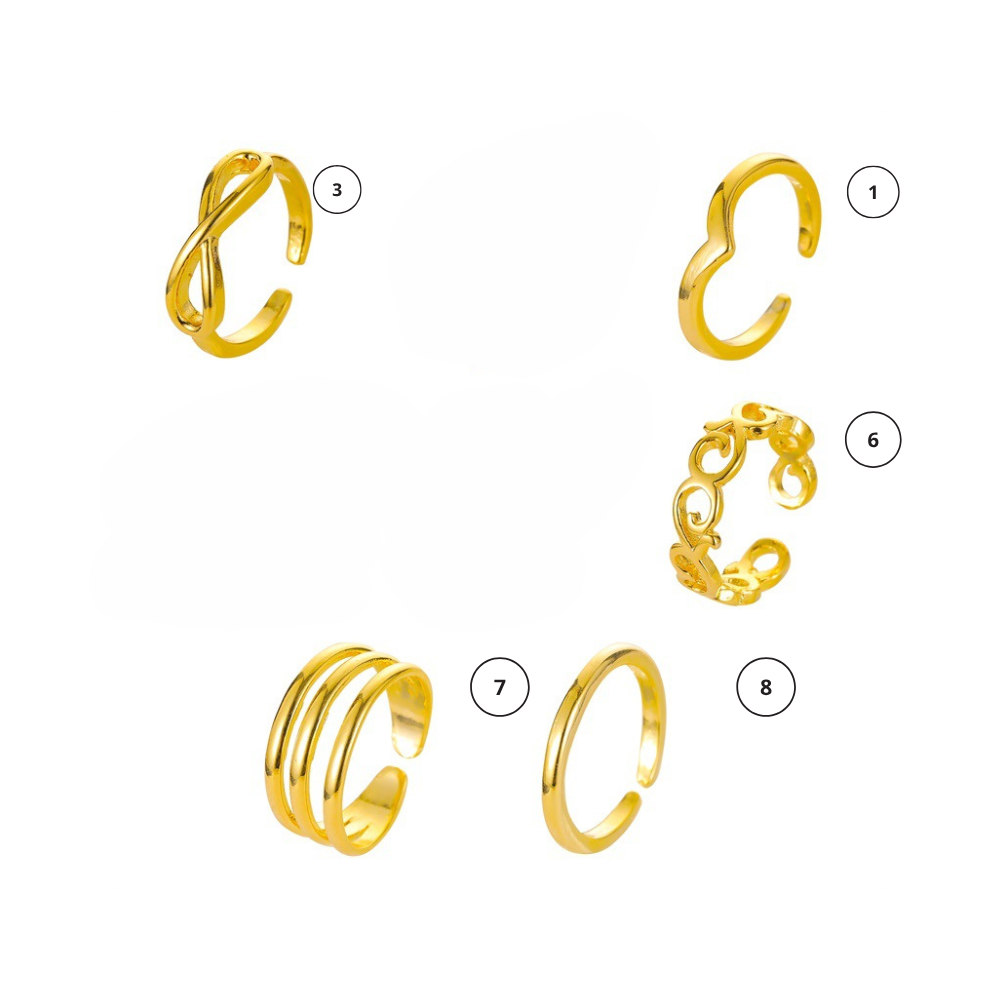 Ocean Breeze Toe Ring