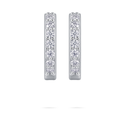 Imperial Jade Moissanite Earrings