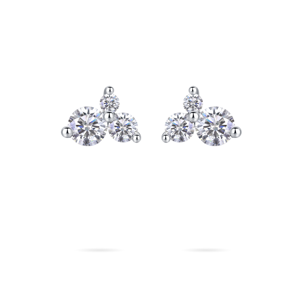 Celestial glowing Moissanite Earrings