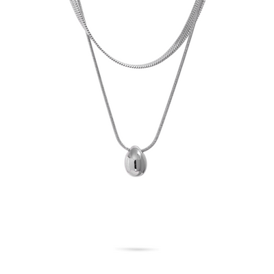 BRAVE Snake Chain Double Layer Necklace