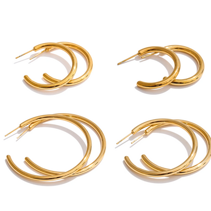 Willow Hoops Earrings
