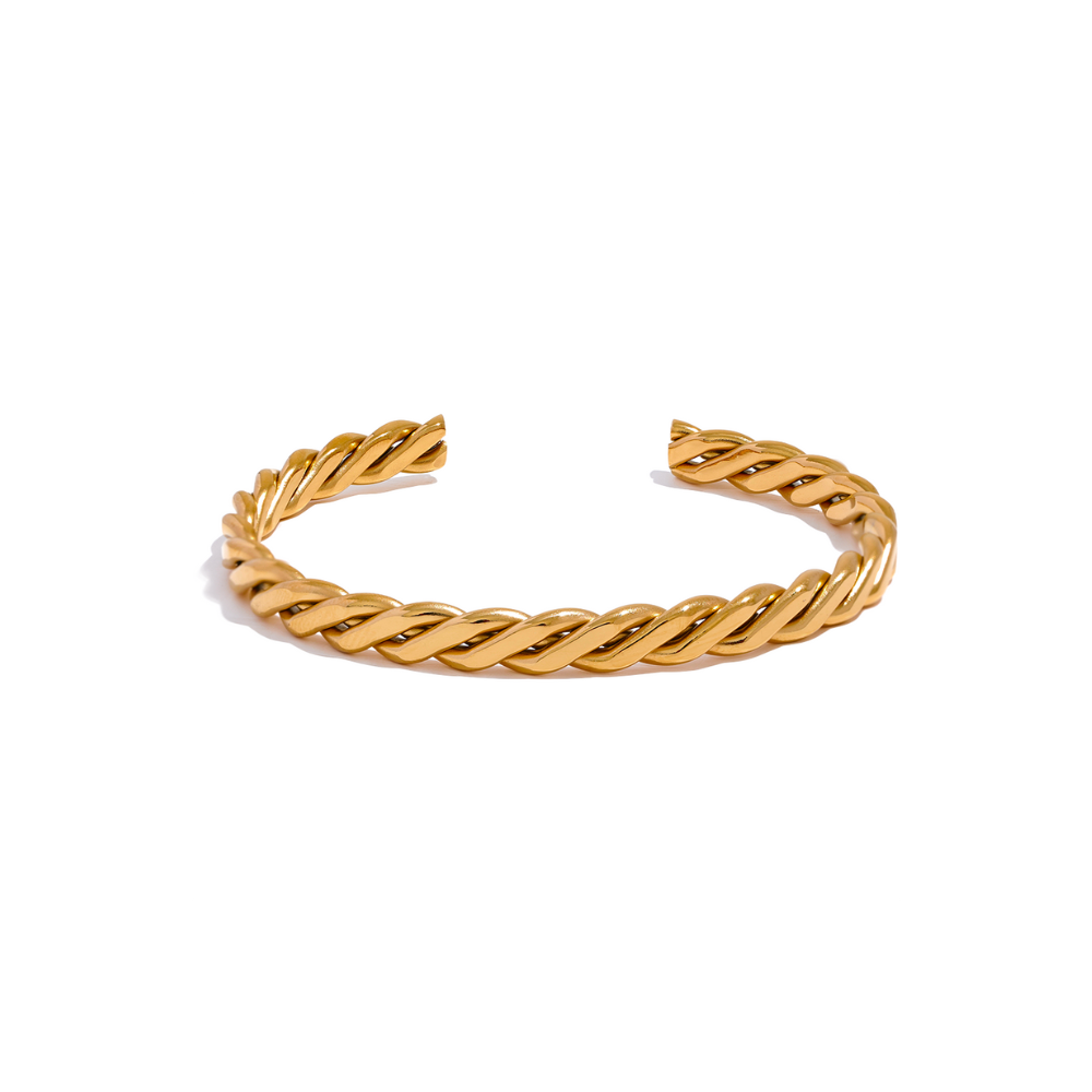 Braided Open Cuff Bracelet