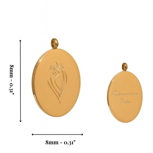 Birth Flower Floral Charms