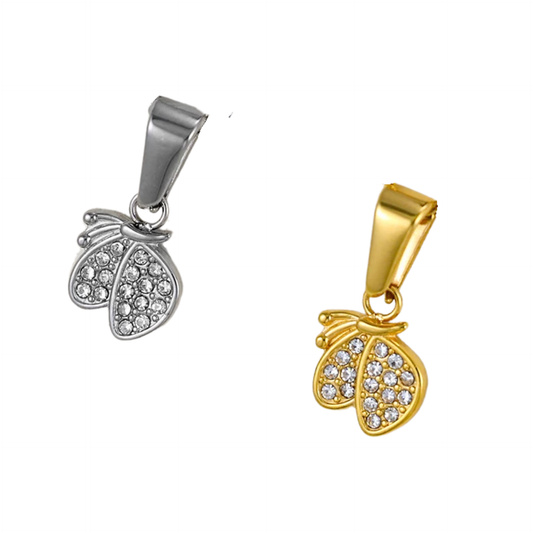 Breloque papillon lumineuse