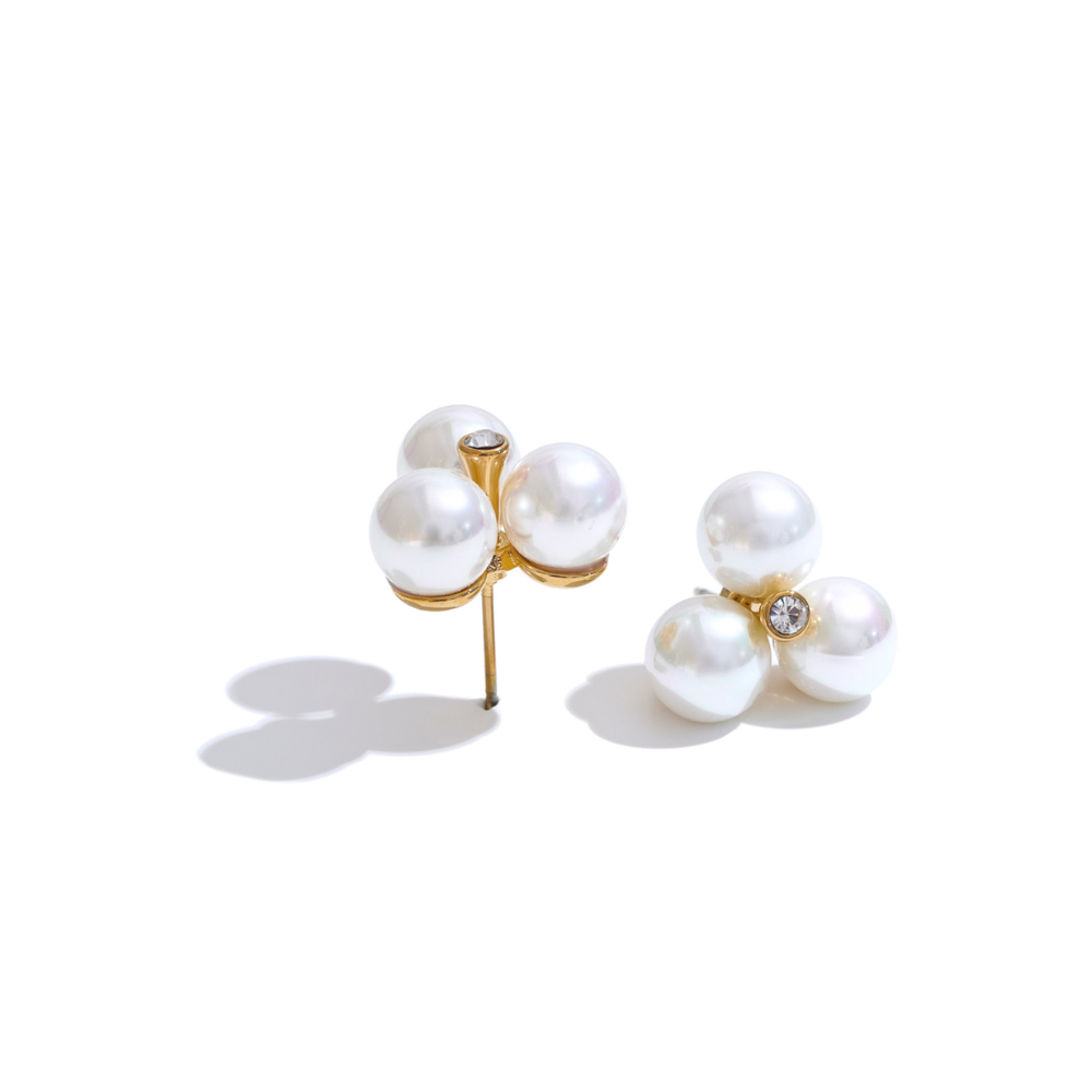 Fan Flower STUDS Earrings