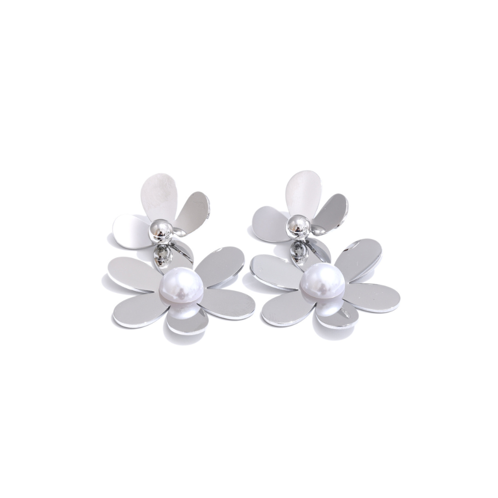 Double Flower Earrings