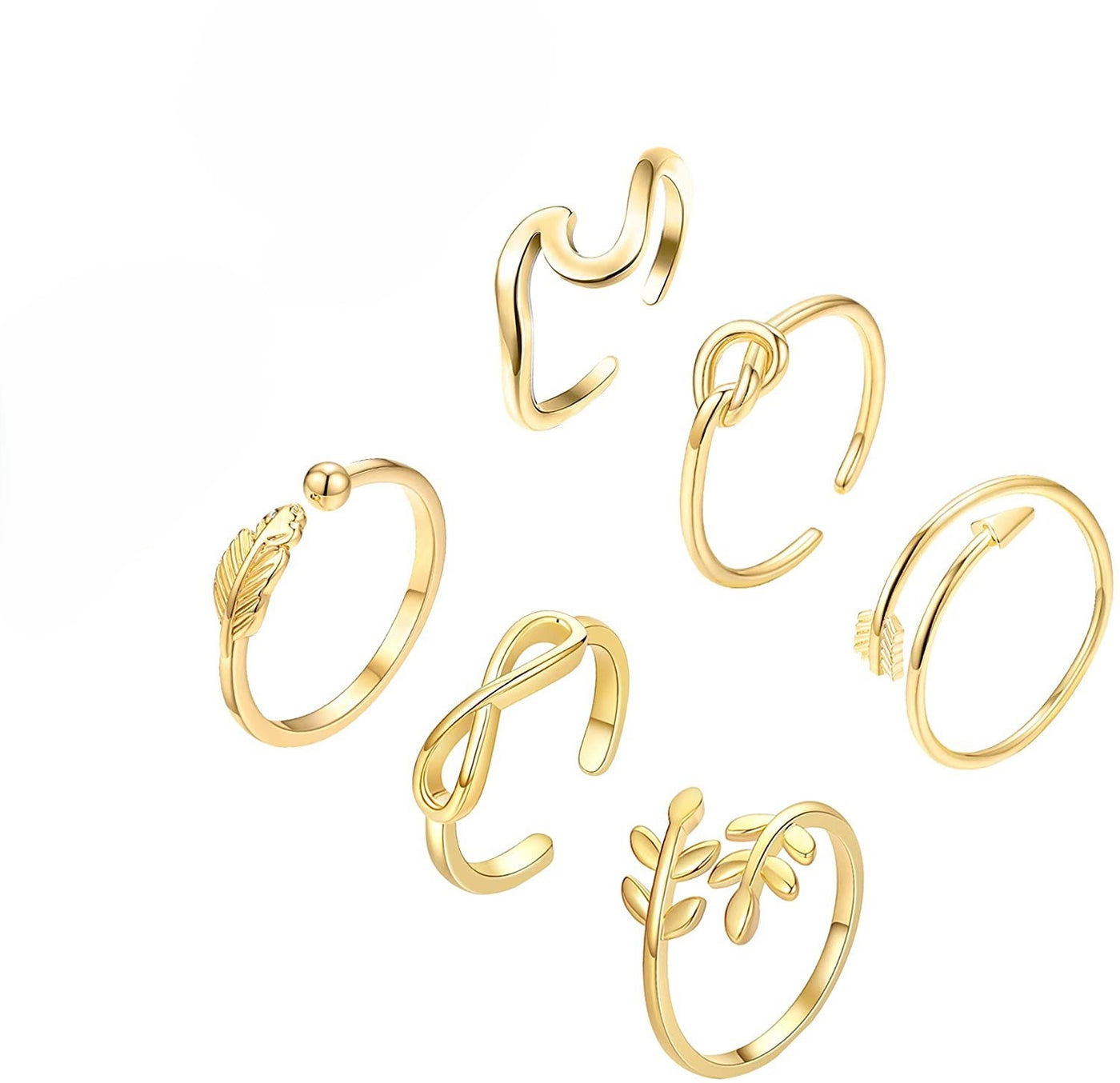 Sunlit Breeze Toe Ring