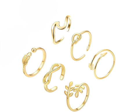 Sunlit Breeze Toe Ring