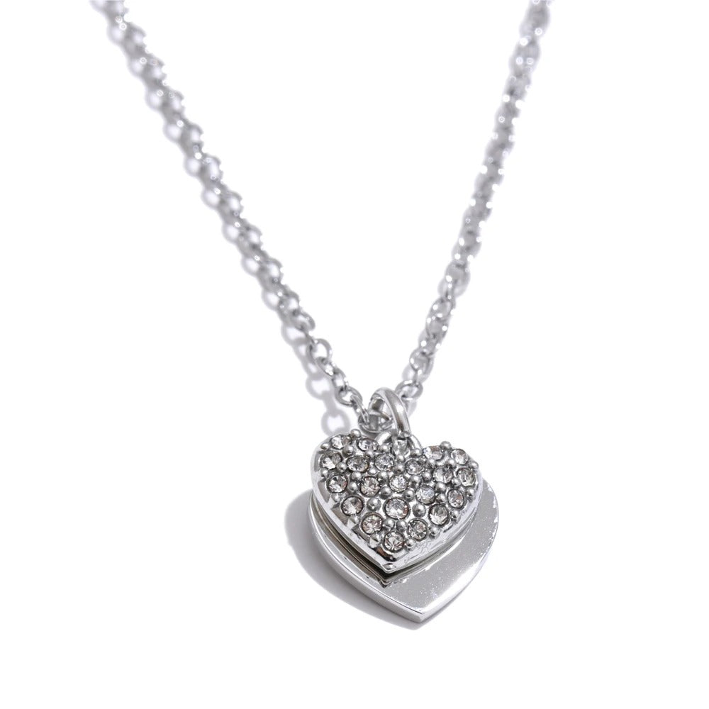 Double Heart Necklace
