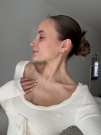 Golden Calliope Moissanite Earrings
