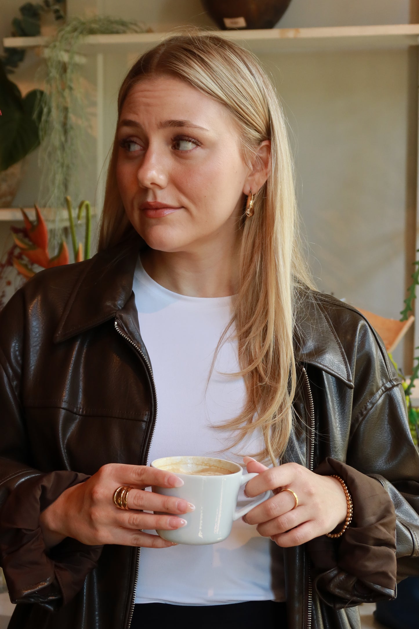 Crimson Leaf Bracelet