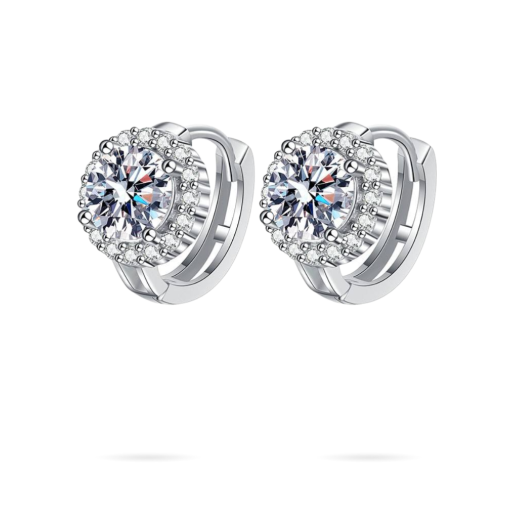 Divine Illusion Moissanite Earrings