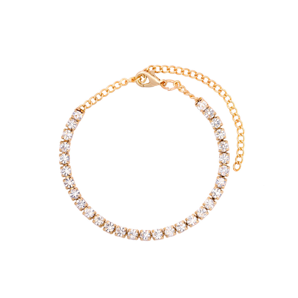 Golden Waves Anklet