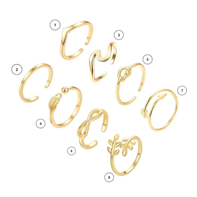Sunlit Breeze Toe Ring