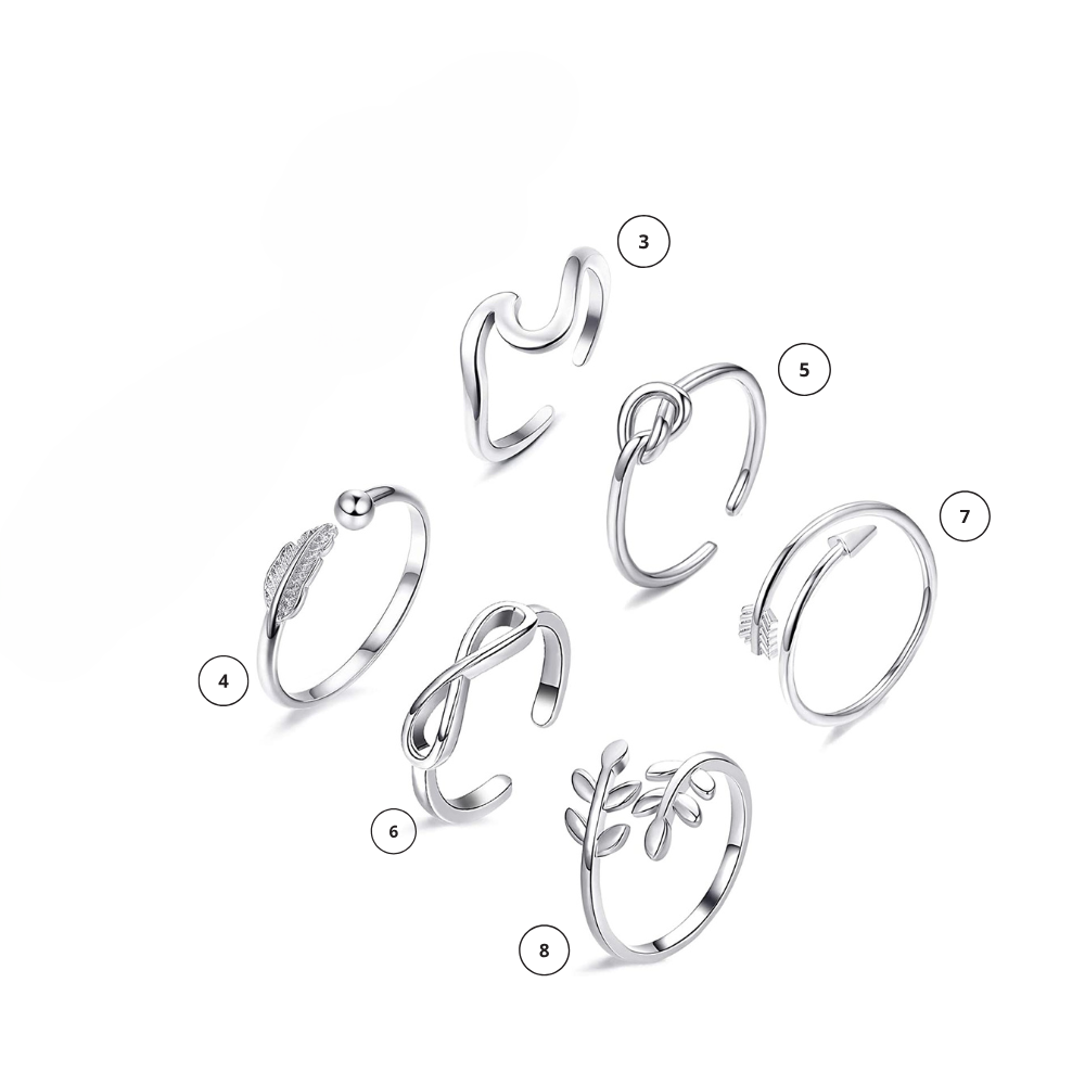 Sunlit Breeze Toe Ring