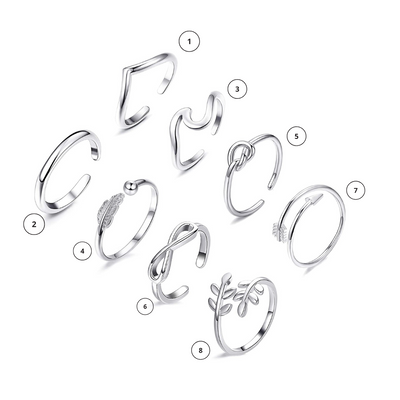 Sunlit Breeze Toe Ring