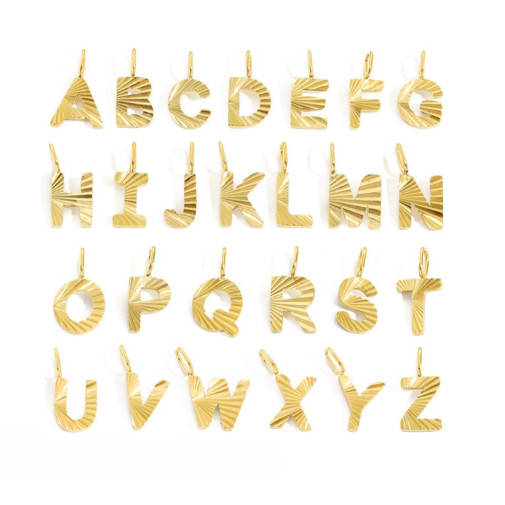 Alphabet Minimalist Charms