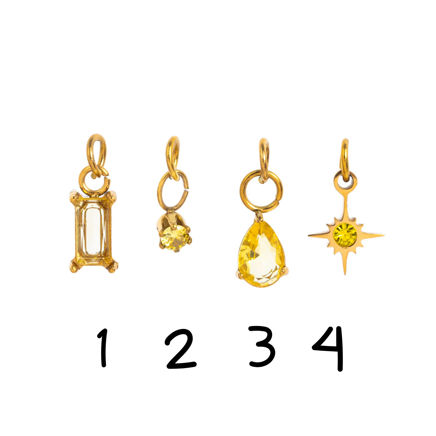 Citrine Charm -  November