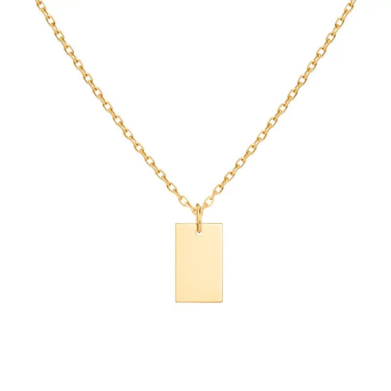 Sleek Engravable Necklace