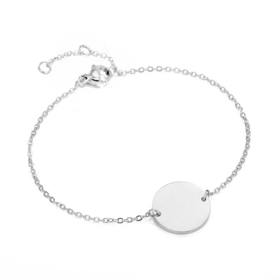 Medallion Signature Engravable bracelet