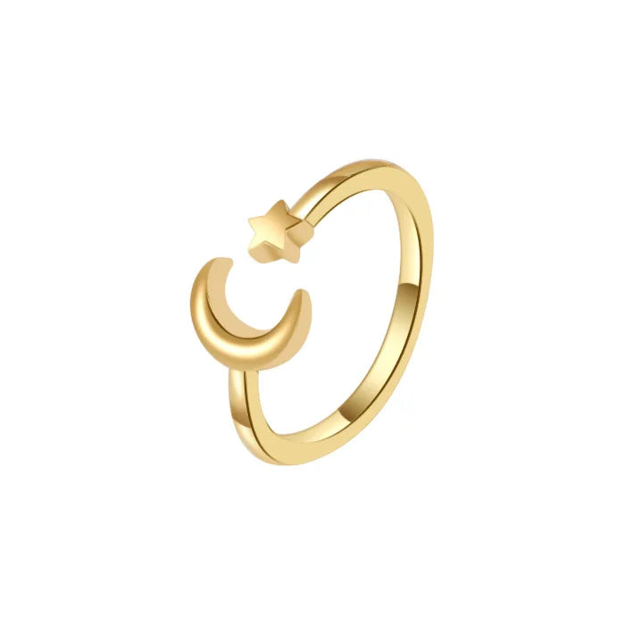 Starlight Moon Toe Ring