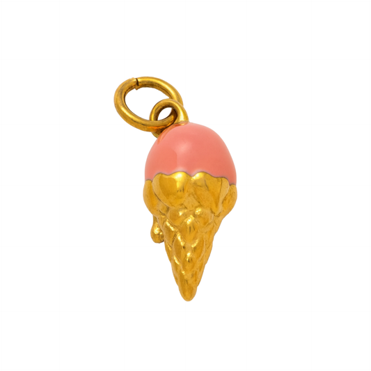 Peachy Ice Cream Charm