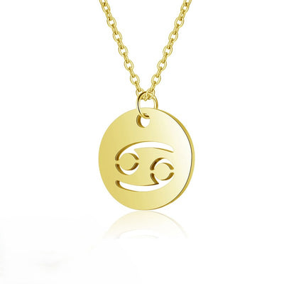 Zodiac Sign Gold Necklace