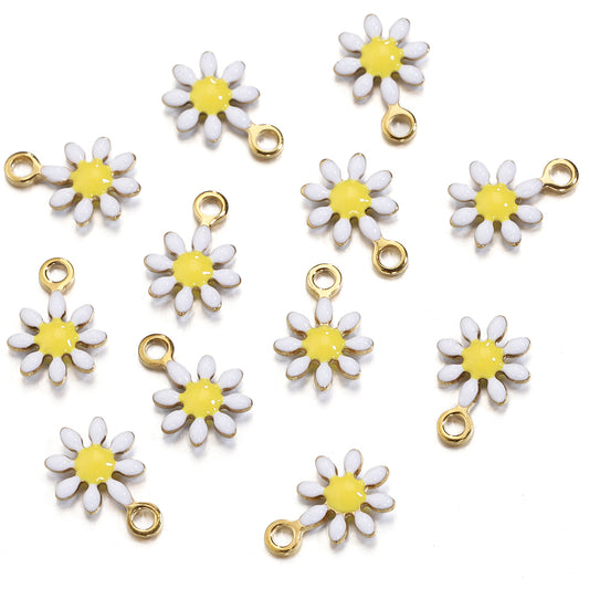 Breloques en forme de marguerite 