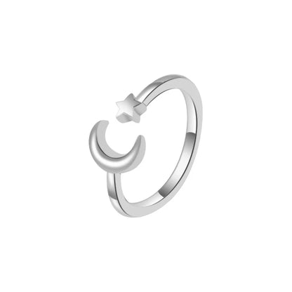 Starlight Moon Toe Ring