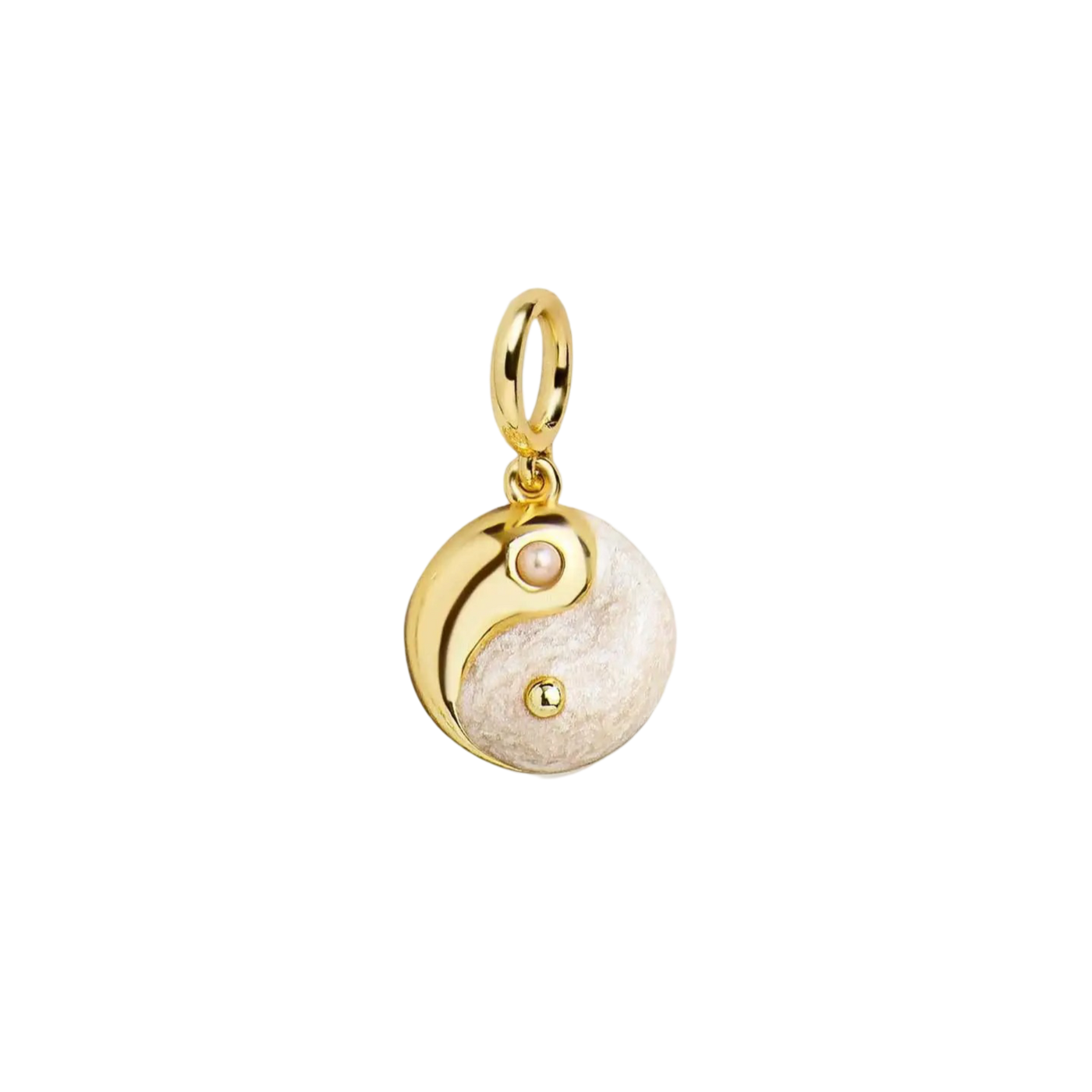 Whilte Duality Yin Yang Charm